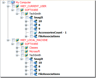 竞品高级注册表扫描版本 9
